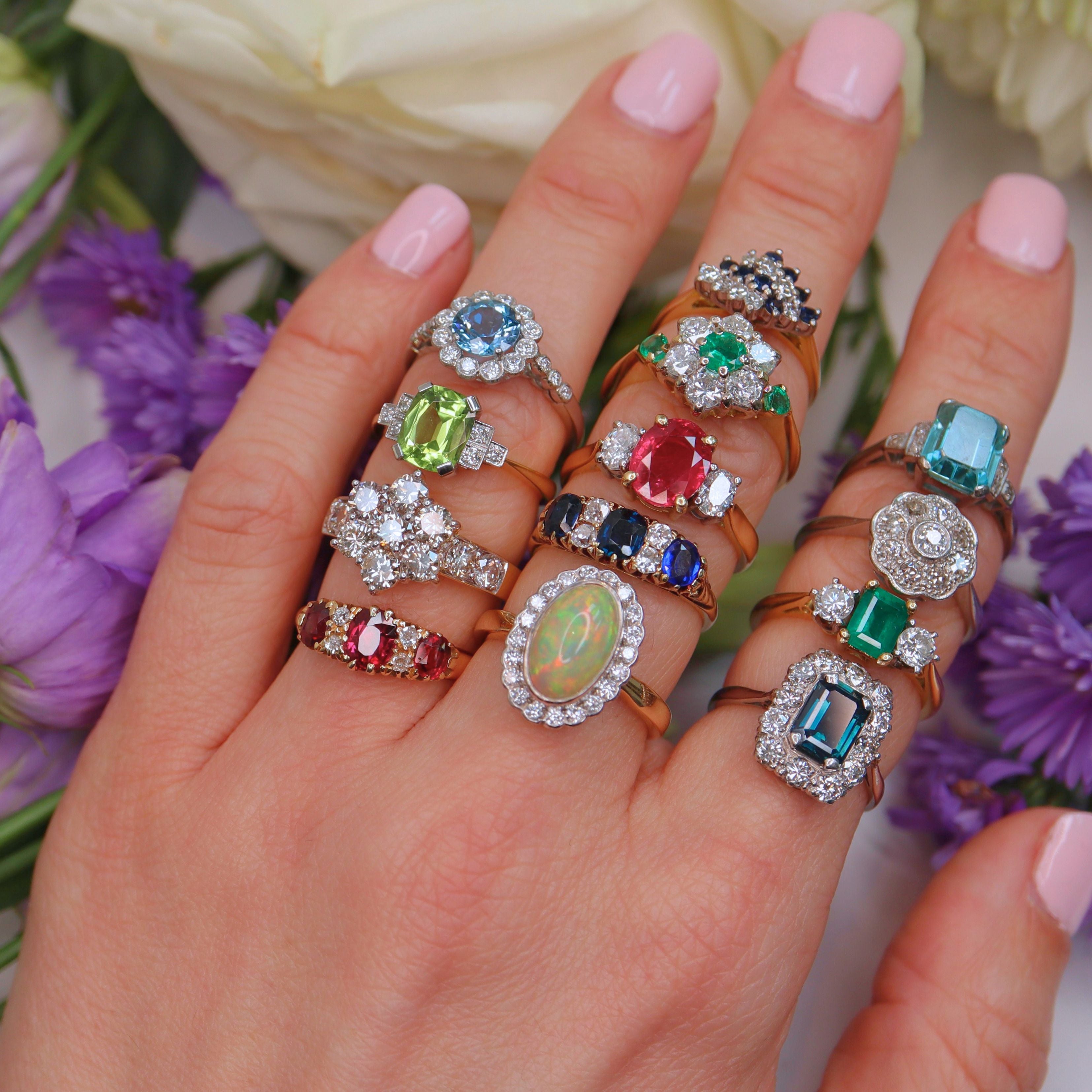 Colored Gemstones Non Traditional Stones For Engagement Rings For