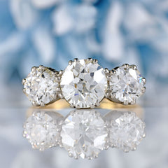 Three-Stone Diamond Rings