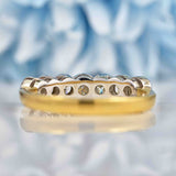 Ellibelle Jewellery 1 Carat Diamond 18ct Gold & Platinum Seven-Stone Ring