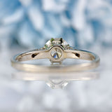 Ellibelle Jewellery 1930s Art Deco Platinum Diamond Solitaire Engagement Ring (0.78ct)