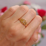 Ellibelle Jewellery Antique 18ct Gold Old-Mine-Cut Diamond Solitaire Ring