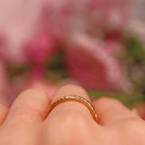 Ellibelle Jewellery Antique 22ct Gold Engraved Wedding Band Ring - Birmingham 1936 (4g)