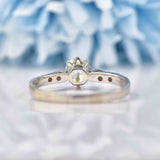 Ellibelle Jewellery Antique Art Deco Old Cut Diamond & Platinum Solitaire Ring (0.75ct