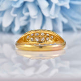 Ellibelle Jewellery Antique Edwardian Old Cut Diamond 18ct Gold Ring