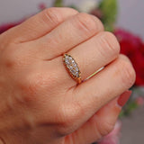 Ellibelle Jewellery Antique Edwardian Old Cut Diamond 18ct Gold Ring