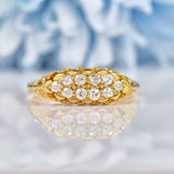 Ellibelle Jewellery Antique Edwardian Old Cut Diamond 18ct Gold Ring