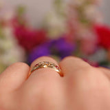 Ellibelle Jewellery Antique Edwardian Ruby & Diamond Starburst Gypsy Ring