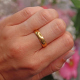 Ellibelle Jewellery Antique George V 22ct Gold Wedding Band - Birmingham 1917 (6g)