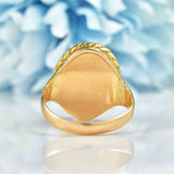 Ellibelle Jewellery Antique Moss Agate 15ct Gold Ring