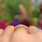 Ellibelle Jewellery Antique Old Cut Diamond Five Stone Ring (1.09ct)