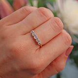 Ellibelle Jewellery Antique Old Mine Cut Diamond 18ct Gold Five Stone Ring (1.00ct)
