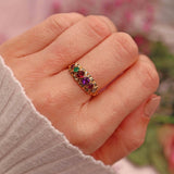 Ellibelle Jewellery Antique Style Vintage 1977 "REGARD" 9ct Gold Acrostic Ring