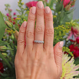 Ellibelle Jewellery Antique Victorian Diamond Five Stone White Gold Ring (1.25cts)