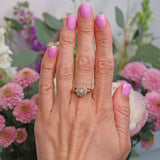 Ellibelle Jewellery Antique Victorian Opal & Old-Mine Diamond 18ct Gold Ring