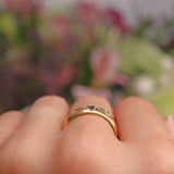 Ellibelle Jewellery Antique Victorian Sapphire & Diamond 18ct Gold Gypsy Ring