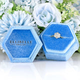 Ellibelle Jewellery Art Deco 18ct Gold & Platinum Diamond Daisy Ring