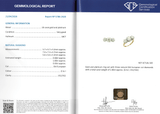 Ellibelle Jewellery Art Deco 2.80 Carat Diamond 18ct Gold Three-Stone Trilogy Engagement Ring