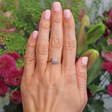Ellibelle Jewellery Art Deco Diamond 18ct Gold & Platinum Daisy Cluster Ring