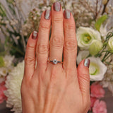 Ellibelle Jewellery Art Deco Diamond 18ct Gold & Platinum Solitaire Engagement Ring (0.70cts)