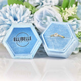 Ellibelle Jewellery Art Deco Diamond Gold & Platinum Solitaire Engagement Ring (0.50ct)
