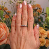 Ellibelle Jewellery Art Deco Diamond Platinum Five Stone Band Ring (0.85cts)