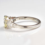 Ellibelle Jewellery Art Deco Diamond & Platinum Solitaire Engagement Ring (1.85ct)