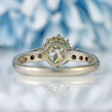 Ellibelle Jewellery Art Deco Old European-Cut Diamond & Platinum Engagement Ring (1.12ct)