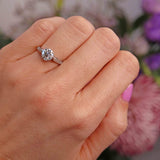 Ellibelle Jewellery Art Deco Old European-Cut Diamond & Platinum Engagement Ring (1.12ct)