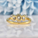Ellibelle Jewellery Art Deco Old-European-Cut Diamond Three-Stone Engagement Ring (1.45cts)