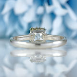 Ellibelle Jewellery Art Deco Old-Mine-Cut Diamond Platinum Solitaire Engagement Ring (1.00ct)