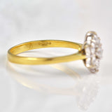 Ellibelle Jewellery Diamond 18ct Gold Daisy Cluster Ring (0.75cts)