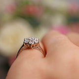 Ellibelle Jewellery Diamond & Platinum Daisy Cluster Engagement Ring (0.70cts)