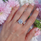 Ellibelle Jewellery Diamond & Platinum Daisy Cluster Engagement Ring (1.75cts)