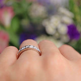 Ellibelle Jewellery Diamond & Platinum Half-Eternity Wedding Band Ring (1.50cts)