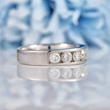 Ellibelle Jewellery Diamond & Platinum Half-Eternity Wedding Band Ring (1.50cts)