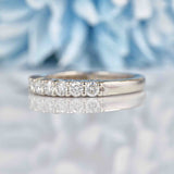 Ellibelle Jewellery Diamond & Platinum Seven-Stone Half Eternity Band Ring (0.50cts)