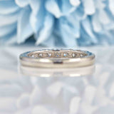 Ellibelle Jewellery Diamond & Platinum Seven-Stone Half Eternity Band Ring (0.50cts)