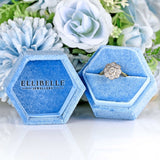 Ellibelle Jewellery Edwardian 18ct Gold & Platinum Diamond Daisy Cluster Ring