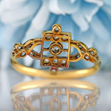 Ellibelle Jewellery Edwardian 18ct Gold & Platinum Rose-Cut Diamond Ring
