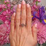 Ellibelle Jewellery Edwardian 18ct Gold & Platinum Rose-Cut Diamond Ring