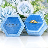 Ellibelle Jewellery Edwardian 18ct Yellow Gold Diamond Solitaire Engagement Ring
