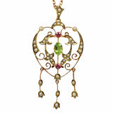 Ellibelle Jewellery Edwardian 9ct Gold Suffragette Pendant