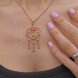 Ellibelle Jewellery Edwardian 9ct Gold Suffragette Pendant