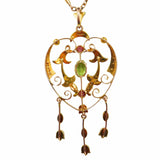 Ellibelle Jewellery Edwardian 9ct Gold Suffragette Pendant