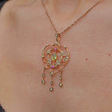 Ellibelle Jewellery Edwardian 9ct Gold Suffragette Pendant