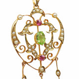 Ellibelle Jewellery Edwardian 9ct Gold Suffragette Pendant