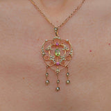 Ellibelle Jewellery Edwardian 9ct Gold Suffragette Pendant