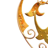 Ellibelle Jewellery Edwardian 9ct Gold Suffragette Pendant