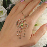 Ellibelle Jewellery Edwardian 9ct Gold Suffragette Pendant