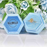 Ellibelle Jewellery Edwardian Style Citrine & Diamond Cluster Ring